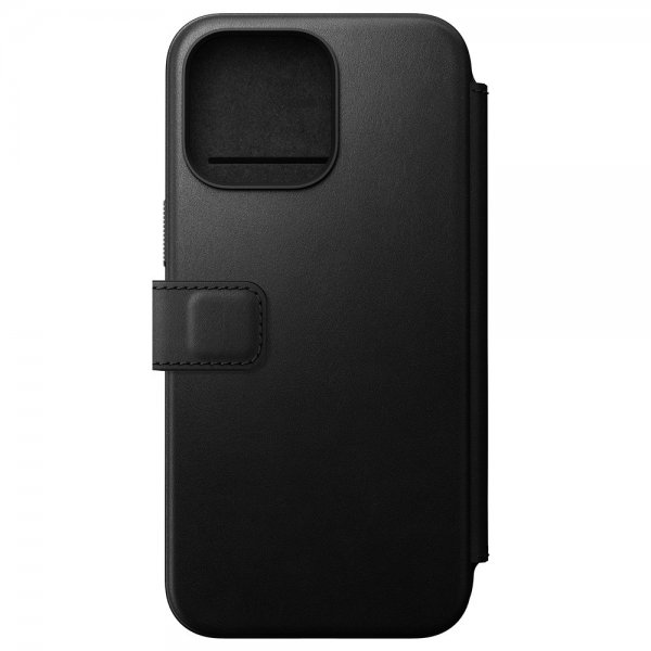 Nomad iPhone 15 Pro Max Etui Modern Leather Folio Svart