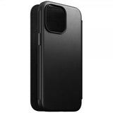 Nomad iPhone 15 Pro Max Etui Modern Leather Folio Svart