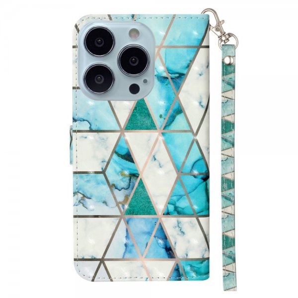iPhone 15 Pro Max Etui Motiv Grønn Marmor
