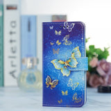 iPhone 15 Pro Max Etui Motiv Gylden Sommerfugl