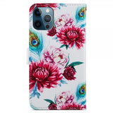 iPhone 15 Pro Max Etui Motiv Røda Rosor