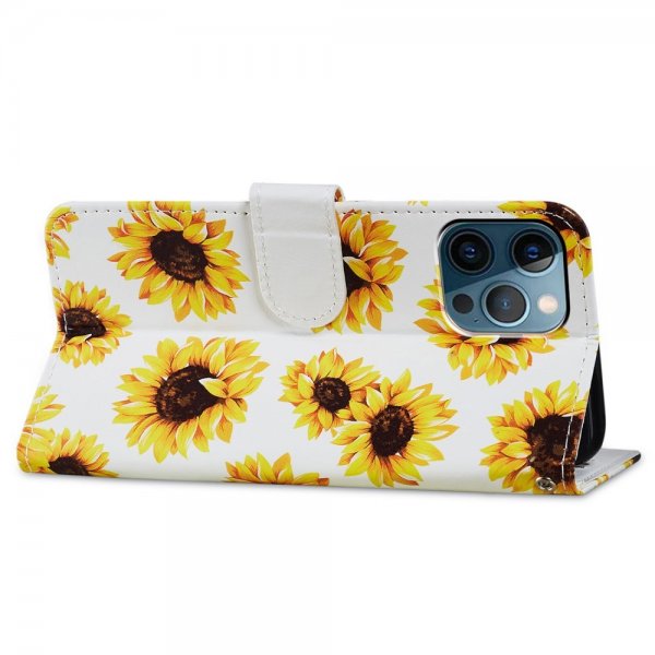 iPhone 15 Pro Max Etui Motiv Solsikker