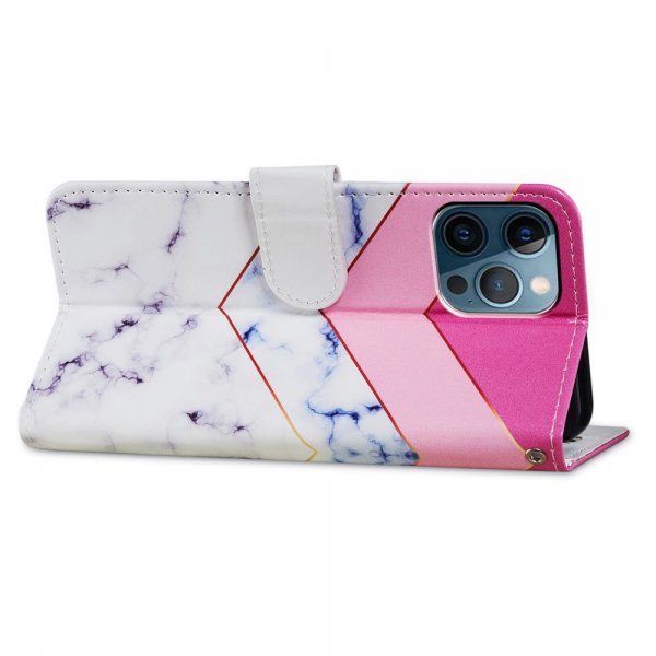 iPhone 15 Pro Max Etui Motiv Hvit Marmor