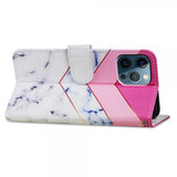 iPhone 15 Pro Max Etui Motiv Hvit Marmor