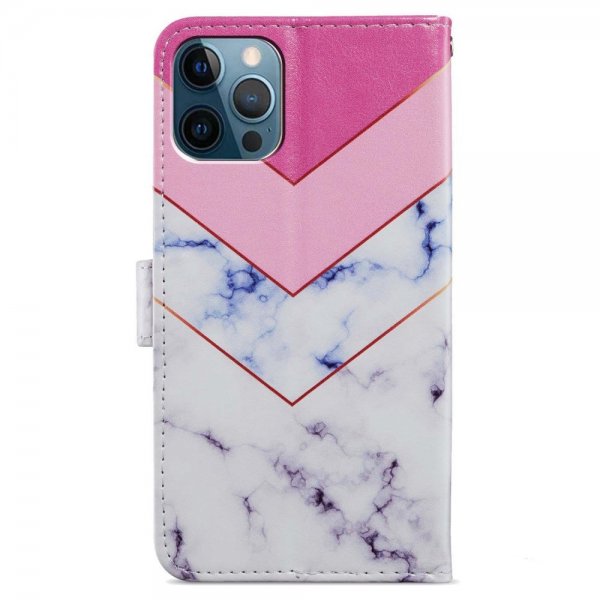 iPhone 15 Pro Max Etui Motiv Hvit Marmor