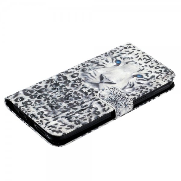 iPhone 15 Pro Max Etui Motiv Hvit Tiger