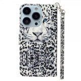 iPhone 15 Pro Max Etui Motiv Hvit Tiger