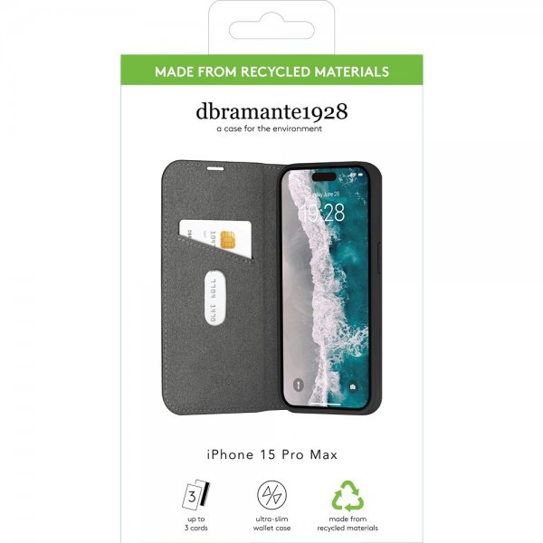 dbramante1928 iPhone 15 Pro Max Etui Oslo Svart