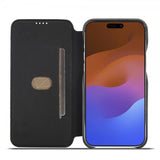Lc.Imeeke iPhone 15 Pro Max Etui Retro Svart