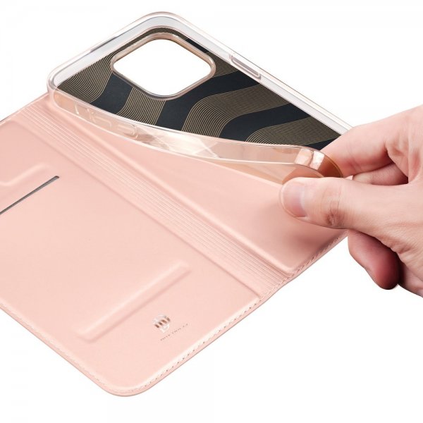Dux Ducis iPhone 15 Pro Max Etui Skin Pro Series Rosa