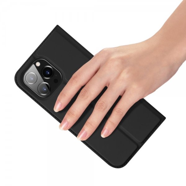 Dux Ducis iPhone 15 Pro Max Etui Skin Pro Series Svart