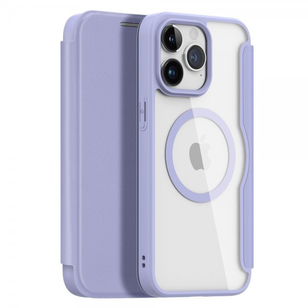 Dux Ducis iPhone 15 Pro Max Etui Skin X Pro Series MagSafe Lilla