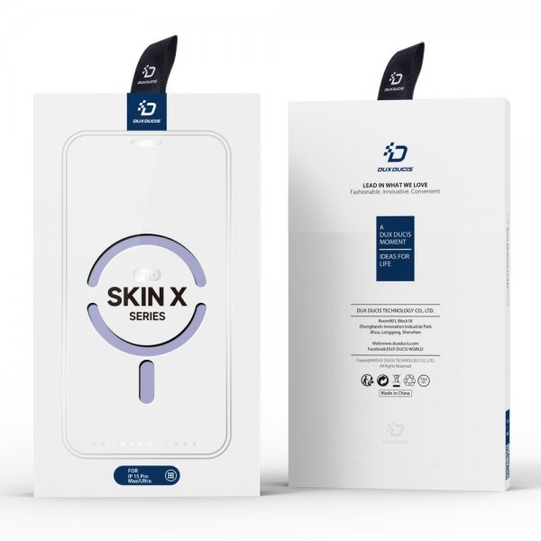 Dux Ducis iPhone 15 Pro Max Etui Skin X Pro Series MagSafe Lilla