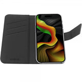 Celly iPhone 15 Pro Max Etui Wally Wallet Case Svart