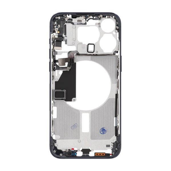 iPhone 15 Pro Max Midtramme med smådeler OEM - Titanblå
