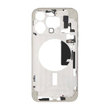 iPhone 15 Pro Max midtramme med smådeler OEM - titanhvit