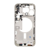 iPhone 15 Pro Max midtramme med smådeler OEM - titanhvit