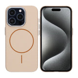 iPhone 15 Pro Max Deksel Karbonfibermønster MagSafe Gull