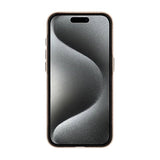 iPhone 15 Pro Max Deksel Karbonfibermønster MagSafe Gull