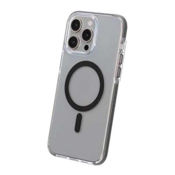 iPhone 15 Pro Max Deksel Støtsikker MagSafe Grå