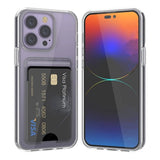 Rvelon iPhone 15 Pro Max Deksel Kortholder Transparent