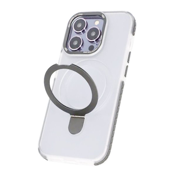 iPhone 15 Pro Max Deksel Ring Stand MagSafe Grå