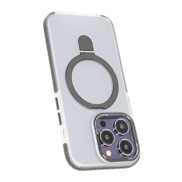 iPhone 15 Pro Max Deksel Ring Stand MagSafe Grå