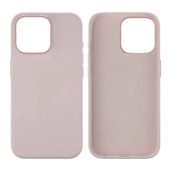 Rvelon iPhone 15 Pro Max Deksel Silikon Rosa