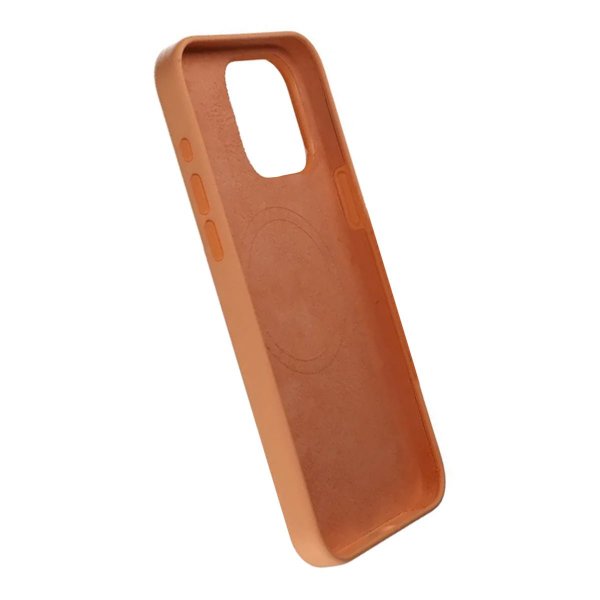 Rvelon iPhone 15 Pro Max Deksel Silikon MagSafe Gul