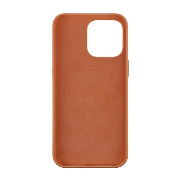 Rvelon iPhone 15 Pro Max Deksel Silikon MagSafe Gul