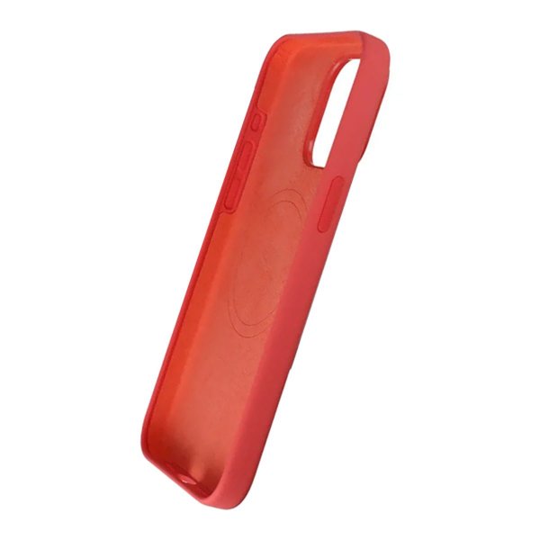 Rvelon iPhone 15 Pro Max Deksel Silikon MagSafe Rød