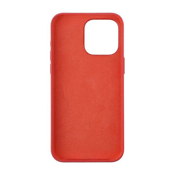 Rvelon iPhone 15 Pro Max Deksel Silikon Rød