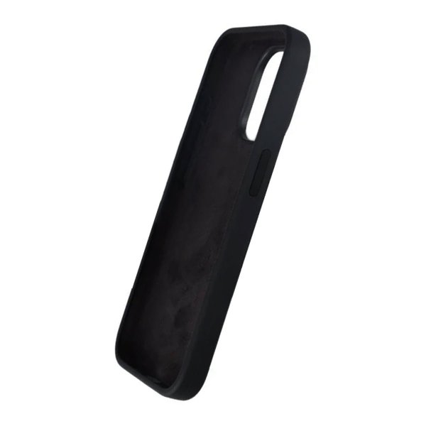 Rvelon iPhone 15 Pro Max Deksel Silikon Svart