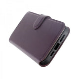 Rvelon iPhone 15 Pro Max Etui Ekte Skinn Lilla
