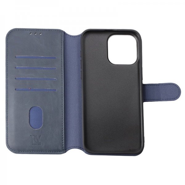 Rvelon iPhone 15 Pro Max Etui Detachable Wallet Case Blå