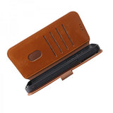 Rvelon iPhone 15 Pro Max Etui Detachable Wallet Case Brun