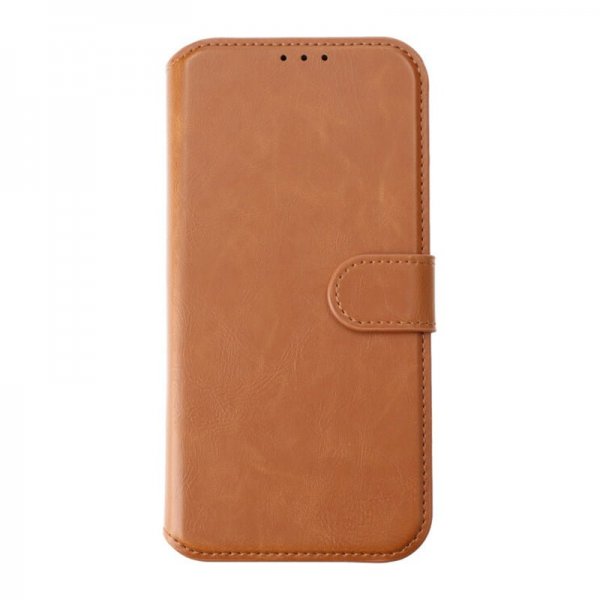 Rvelon iPhone 15 Pro Max Etui Detachable Wallet Case Brun