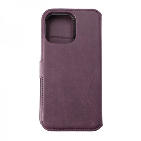 Rvelon iPhone 15 Pro Max Etui Detachable Wallet Case Lilla