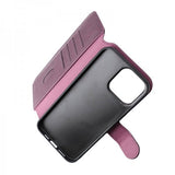 Rvelon iPhone 15 Pro Max Etui Detachable Wallet Case Lilla