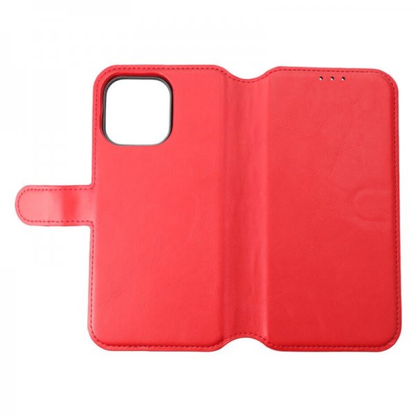 Rvelon iPhone 15 Pro Max Etui Detachable Wallet Case Rød