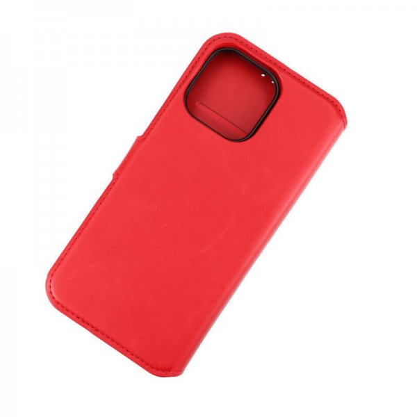 Rvelon iPhone 15 Pro Max Etui Detachable Wallet Case Rød