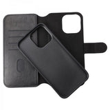 Rvelon iPhone 15 Pro Max Etui Detachable Wallet Case Svart