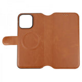 Rvelon iPhone 15 Pro Max Etui 4 Kortlomme MagSafe Brun