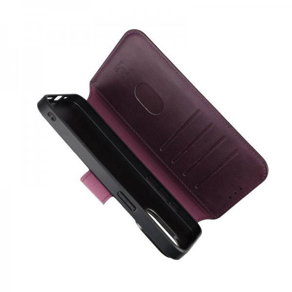 Rvelon iPhone 15 Pro Max Etui 4 Kortlomme MagSafe Lilla