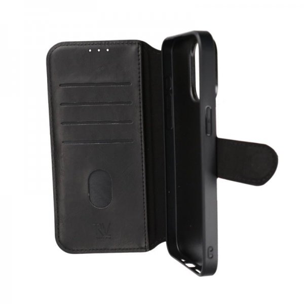 Rvelon iPhone 15 Pro Max Etui 4 Kortlomme MagSafe Svart