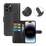 iPhone 15 Pro Max Etui med Stativ Svart