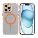 Rvelon iPhone 15 Pro Max Deksel Forsterkede hjørner Oransje