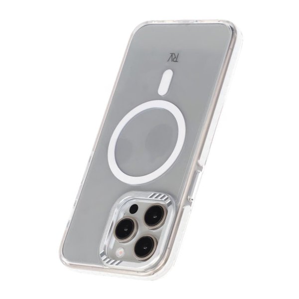 Rvelon iPhone 15 Pro Max Deksel Forsterkede hjørner Hvit