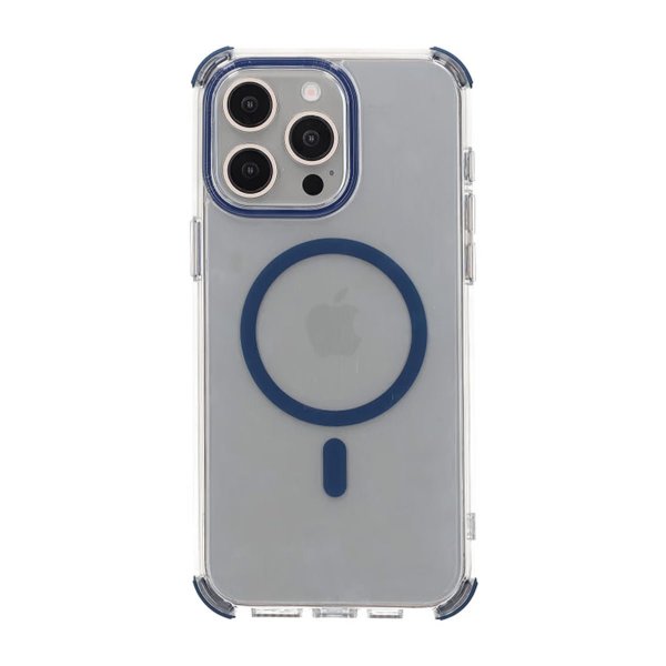 Rvelon iPhone 15 Pro Max Deksel Forsterkede hjørner Blå