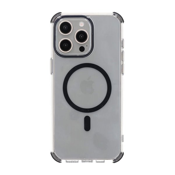 Rvelon iPhone 15 Pro Max Deksel Forsterkede hjørner Svart